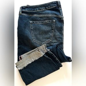 Torrid High Rise Straight Distressed cuff Jeans